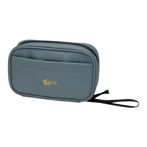 48h Express-Druck Werbeartikel Resi Plus GRS recycelte Tech-Tasche 1L – Hale Blue – mit Logo bedruckt