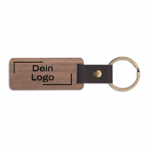 Schlüsselring Walnuss und PU holzfarben | ohne Werbeanbringung | Nicht verfügbar | Nicht verfügbar | Nicht verfügbar