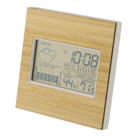 Bambus Wetterstation with Kalender und Alarm