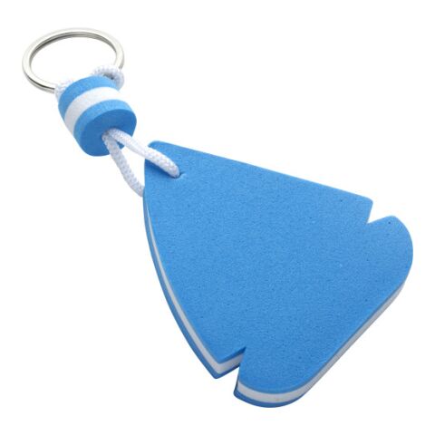 Schlüsselanhänger &#039;Sailing&#039; aus EVA Blau/Weiß | ohne Werbeanbringung | Nicht verfügbar | Nicht verfügbar