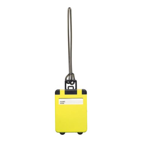 Kofferanhänger &#039;Gate&#039; aus Kunststoff Gelb | ohne Werbeanbringung | Nicht verfügbar | Nicht verfügbar