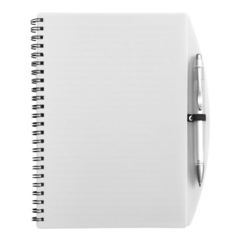 Notizbuch Spektrum aus Kunststoff DIN A5 Weiß | ohne Werbeanbringung | Nicht verfügbar | Nicht verfügbar