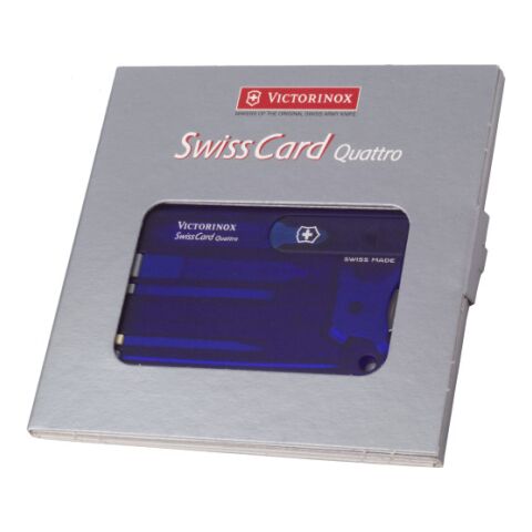 Nylon Victorinox SwissCard Quatro Blau | ohne Werbeanbringung | Nicht verfügbar | Nicht verfügbar