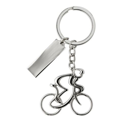 Schlüsselanhänger &#039;Speed&#039; aus Metall Silber | ohne Werbeanbringung | Nicht verfügbar | Nicht verfügbar