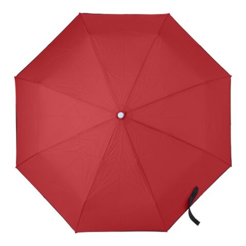 Automatik Taschenschirm ‘Dina’ aus Pongee-Seide Rot | ohne Werbeanbringung | Nicht verfügbar | Nicht verfügbar