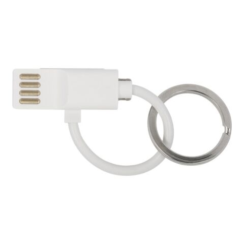 Ladekabel &#039;Thor&#039; mit USB, USB-C, Lightning Anschluss aus Kunststoff Weiß | ohne Werbeanbringung | Nicht verfügbar | Nicht verfügbar