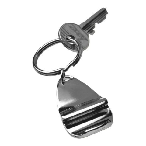 Schlüsselanhänger &#039;Kalinka&#039; aus Metall Silber | ohne Werbeanbringung | Nicht verfügbar | Nicht verfügbar