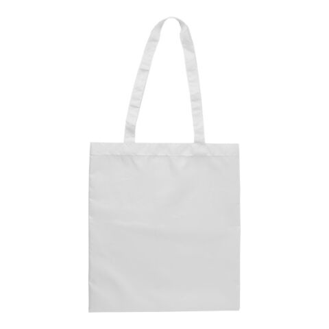 Einkaufstasche &#039;Peaches&#039; aus Polyester Weiß | ohne Werbeanbringung | Nicht verfügbar | Nicht verfügbar