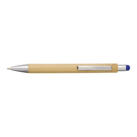 Kugelschreiber aus Bambus mit Touchpen Blau | ohne Werbeanbringung | Nicht verfügbar | Nicht verfügbar