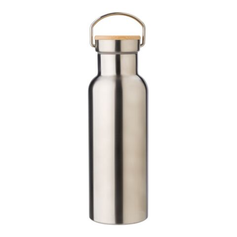 Edelstahl-Trinkflasche doppelwandig Silber | ohne Werbeanbringung | Nicht verfügbar | Nicht verfügbar