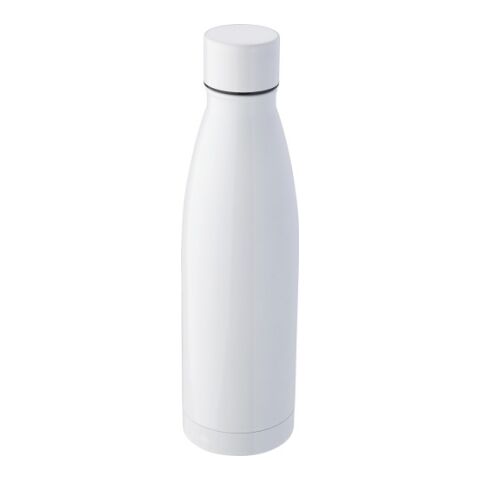 Doppelwandige Trinkflasche aus Edelstahl &#039;Marcelino&#039; Weiß | ohne Werbeanbringung | Nicht verfügbar | Nicht verfügbar