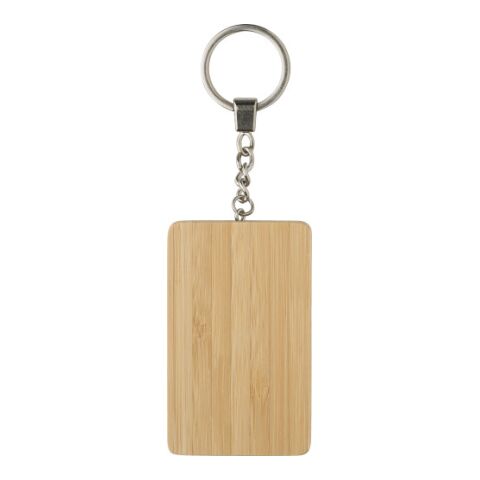 Bambus-Schlüsselanhänger Bianca Braun | ohne Werbeanbringung | Nicht verfügbar | Nicht verfügbar