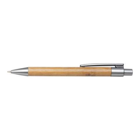 Kugelschreiber &#039;Calgary&#039; aus Bambus Silber | ohne Werbeanbringung | Nicht verfügbar | Nicht verfügbar