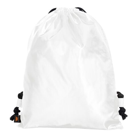 Werbeartikel HALFAR® Taftrucksack SPORT – weiss – mit Logo bedruckt