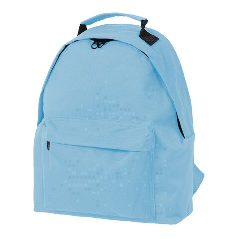 Werbeartikel HALFAR® Rucksack KIDS – hellblau – mit Logo bedruckt