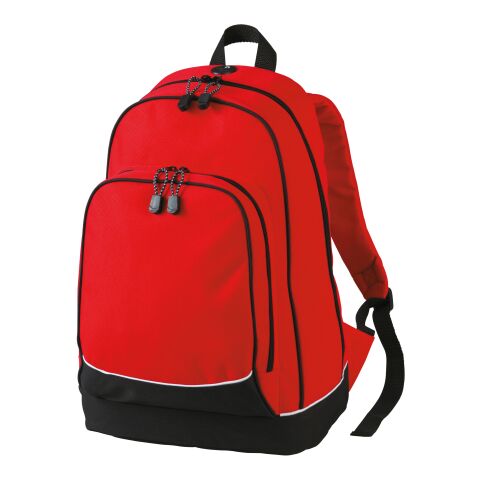 Werbeartikel HALFAR® Daypack CITY – rot – mit Logo bedruckt