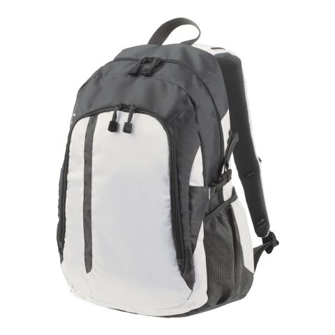 Werbeartikel HALFAR® Rucksack GALAXY – weiss – mit Logo bedruckt