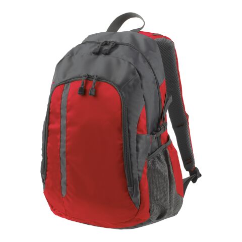 Werbeartikel HALFAR® Rucksack GALAXY – rot – mit Logo bedruckt