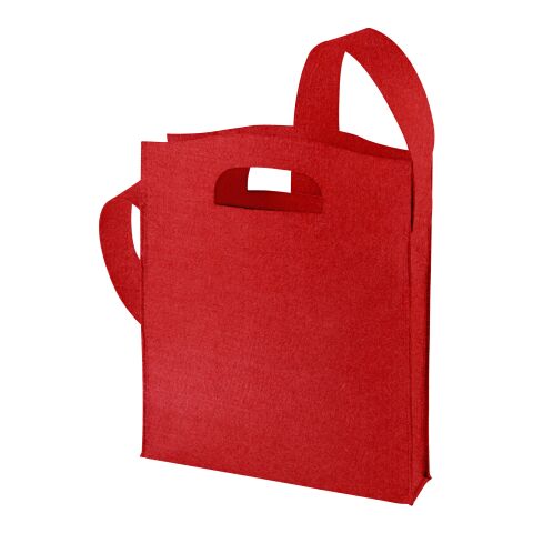 Werbeartikel HALFAR® Shopper ModernClassic – dunkelrot – mit Logo bedruckt