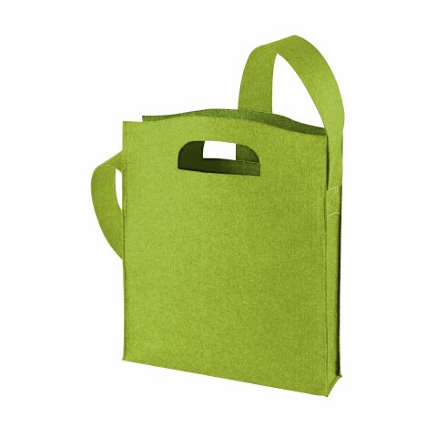 Werbeartikel HALFAR® Shopper ModernClassic – hellgrün – mit Logo bedruckt