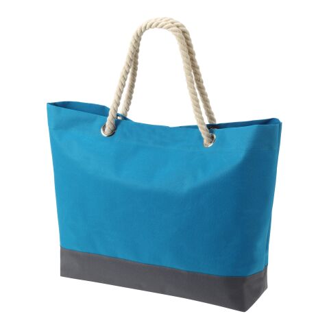 Werbeartikel HALFAR® Shopper BONNY – blau – mit Logo bedruckt