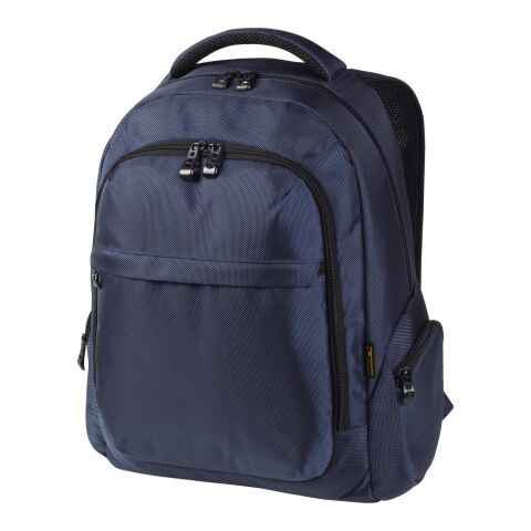 Werbeartikel HALFAR® Notebook-Rucksack MISSION – marineblau – mit Logo bedruckt