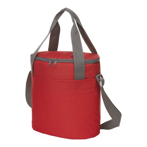 Werbeartikel HALFAR® Kühltasche SOLUTION – rot – mit Logo bedruckt