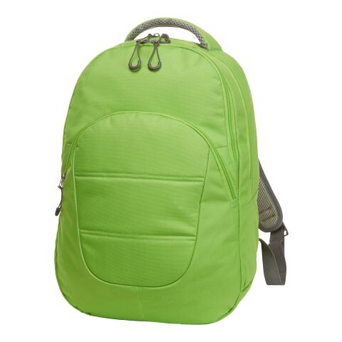 Werbeartikel HALFAR® Notebook-Rucksack CAMPUS – grün – mit Logo bedruckt