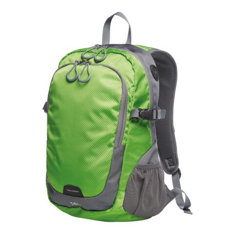 Werbeartikel HALFAR® Rucksack STEP M – grün – mit Logo bedruckt