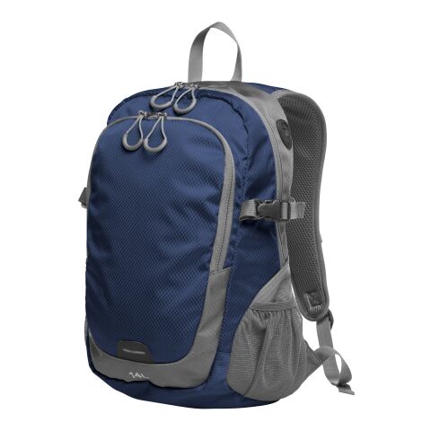 Werbeartikel HALFAR® Rucksack STEP M – marineblau – mit Logo bedruckt