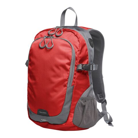 Werbeartikel HALFAR® Rucksack STEP M – rot – mit Logo bedruckt
