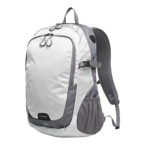 Werbeartikel HALFAR® Rucksack STEP L – weiss – mit Logo bedruckt