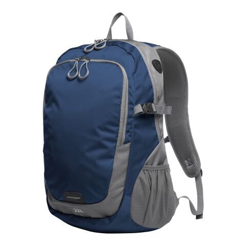 Werbeartikel HALFAR® Rucksack STEP L – marineblau – mit Logo bedruckt