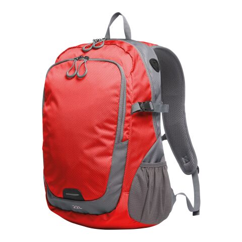 Werbeartikel HALFAR® Rucksack STEP L – rot – mit Logo bedruckt