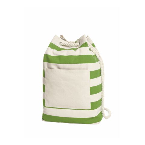 Werbeartikel HALFAR® Rucksack BEACH – grün – mit Logo bedruckt