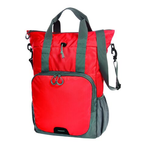 Werbeartikel HALFAR® Multibag STEP – rot – mit Logo bedruckt