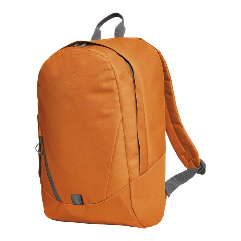 Werbeartikel HALFAR® Rucksack SOLUTION – orange – mit Logo bedruckt