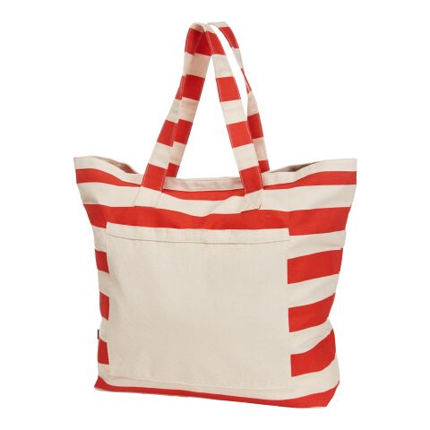 Werbeartikel HALFAR® Shopper BEACH – rot – mit Logo bedruckt