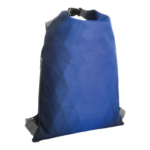 Werbeartikel HALFAR® Rucksack DIAMOND – blau – mit Logo bedruckt