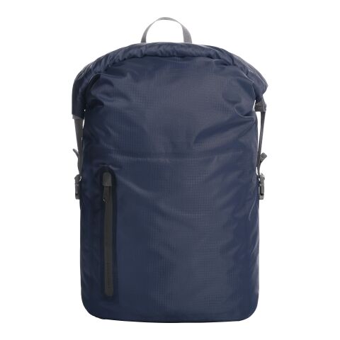 Werbeartikel HALFAR® Rucksack BREEZE – marineblau – mit Logo bedruckt