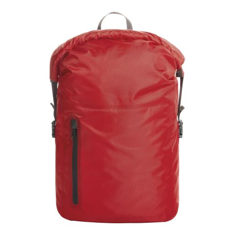 Werbeartikel HALFAR® Rucksack BREEZE – rot – mit Logo bedruckt