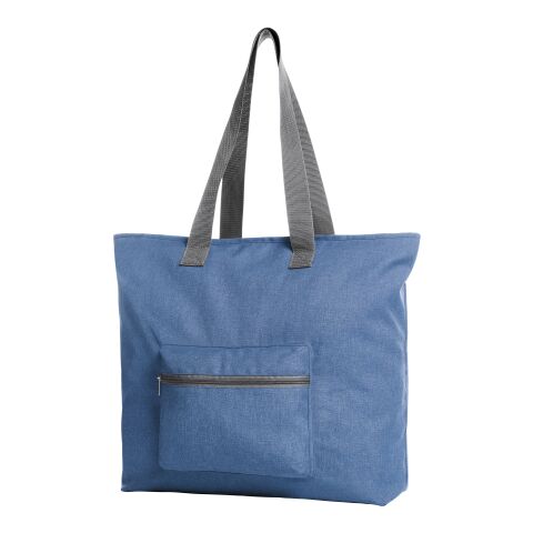 Werbeartikel HALFAR® Shopper SKY – blau – mit Logo bedruckt