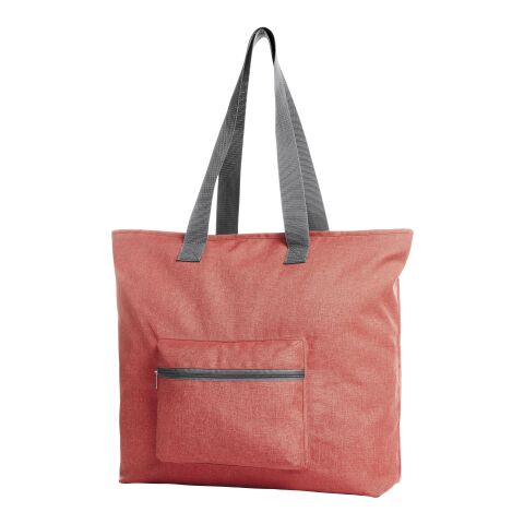 Werbeartikel HALFAR® Shopper SKY – rot – mit Logo bedruckt