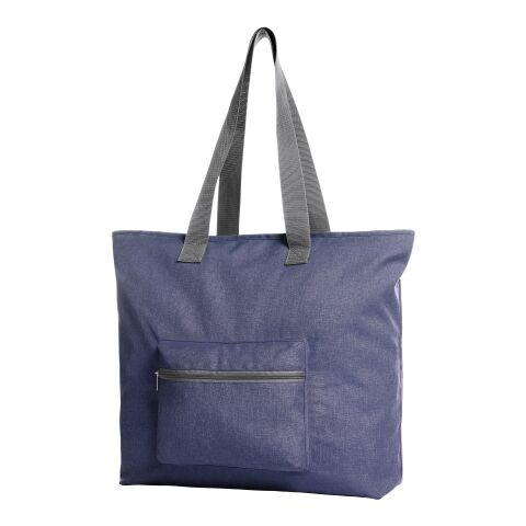 Werbeartikel HALFAR® Shopper SKY – marineblau – mit Logo bedruckt