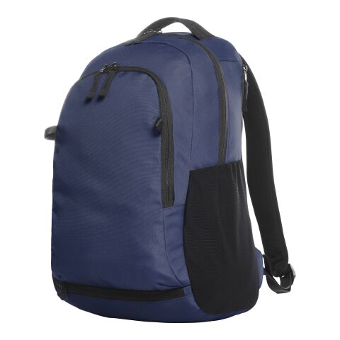 Werbeartikel HALFAR® Rucksack TEAM – marineblau – mit Logo bedruckt