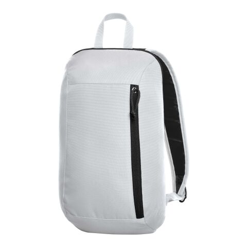 Werbeartikel HALFAR® Rucksack FLOW – weiss – mit Logo bedruckt