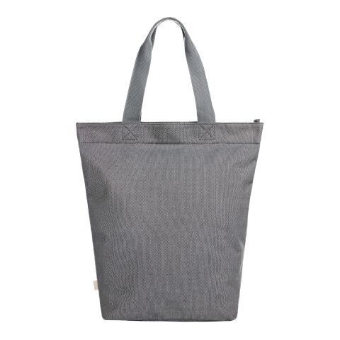 Werbeartikel HALFAR® Shopper LOOM – grau – mit Logo bedruckt