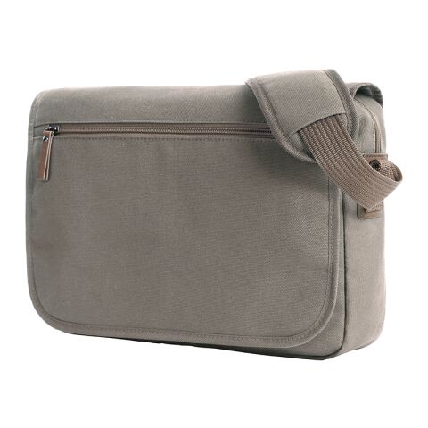 Werbeartikel HALFAR® Umhängetasche COUNTRY – beige – mit Logo bedruckt