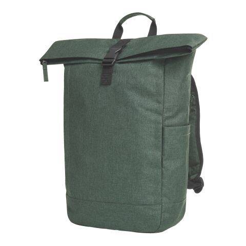 Werbeartikel HALFAR® Laptop-Rucksack CIRCLE – grün – mit Logo bedruckt