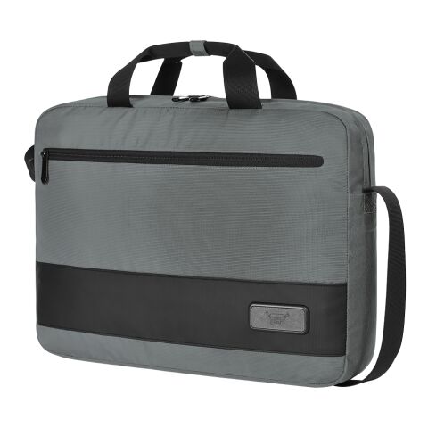 Werbeartikel HALFAR® Notebook-Tasche STAGE – anthrazit – mit Logo bedruckt